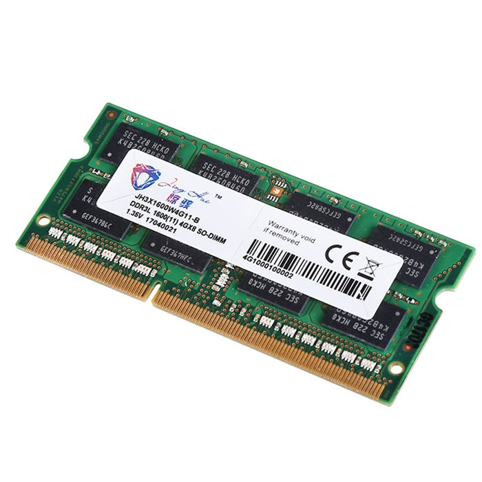 JingHai 1.35V DDR3L 1333 / 1600MHz 4GB Módulo de memoria RAM Para computadora Portátil