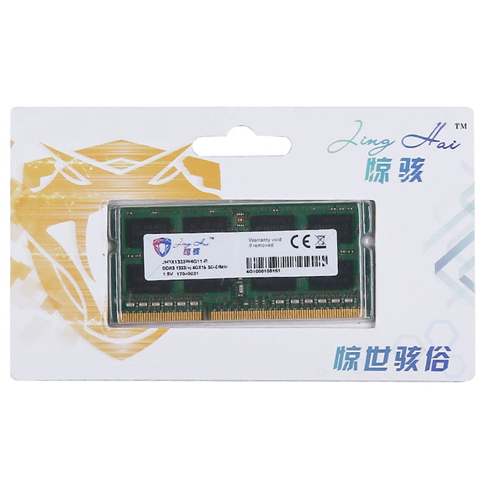 JingHai 1.35V DDR3L 1333 / 1600MHz 4GB Módulo de memoria RAM Para computadora Portátil