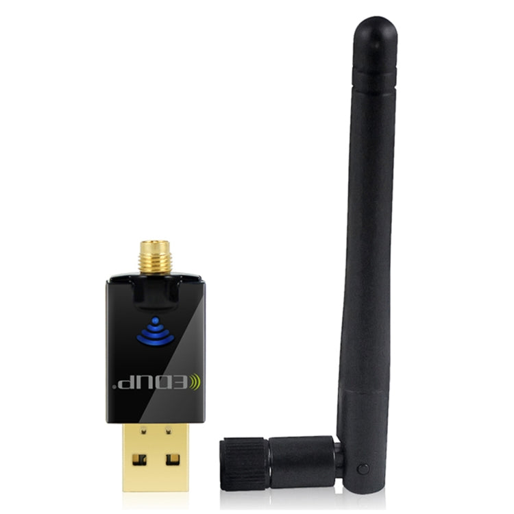 EDUP EP-DB1607 600Mbps 2.4GHz y 5GHz Dual Band Wireless Wifi USB 2.0 Adaptador Ethernet Tarjeta de red