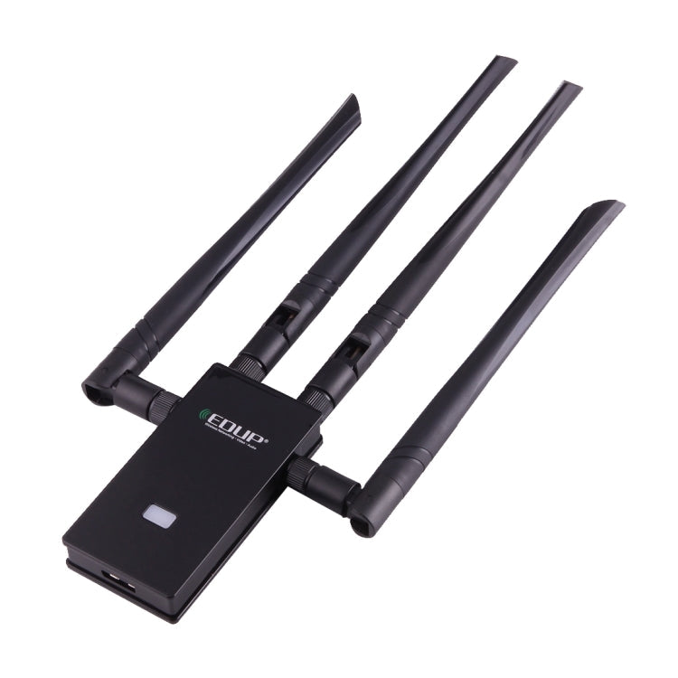 EDUP EP-AC1621 Adaptador Inalámbrico USB 3.0 1900Mbps 2.4G / 5.8Ghz 600Mbps + 1300Mbps Tarjeta de red WiFi de Doble Banda con 4 Antenas WiFi