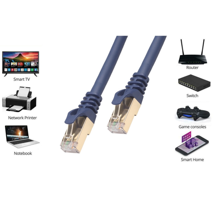 1.8m CAT8 Computer Switch Router Ethernet Network LAN Cable RJ45 Patch Cord