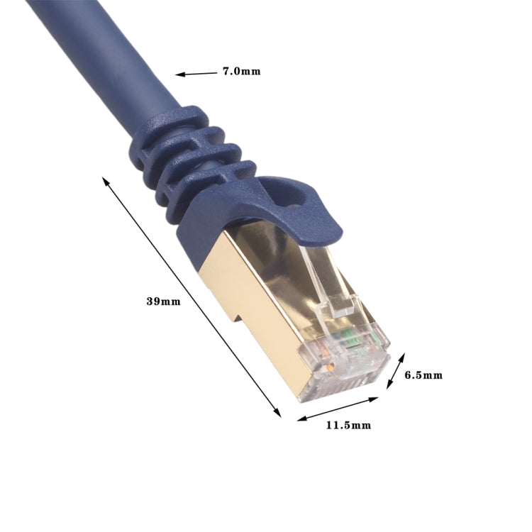 Cable LAN de la red Ethernet del enrutador del interruptor de la computadora del 1m CAT8 Cable de conexión RJ45
