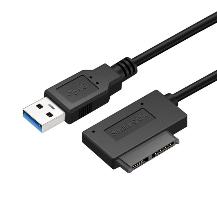 Indicateur d'adaptateur de câble SATA mince professionnel USB 3.0 à 7 + 6 broches