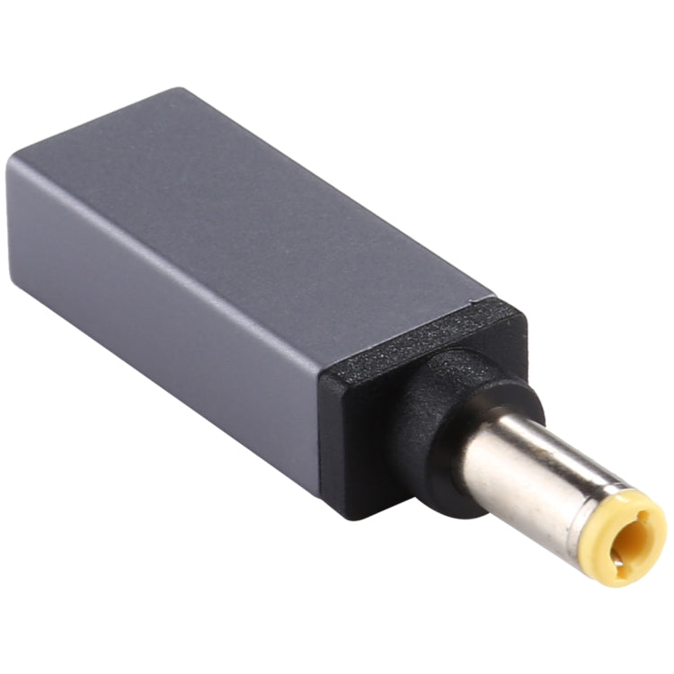 PD 18.5V-20V 5.5x2.5mm Male Adapter Connector (Silver Grey)