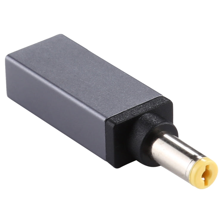 PD 18.5V-20V 5.5x1.7mm Male Adapter Connector (Silver Grey)
