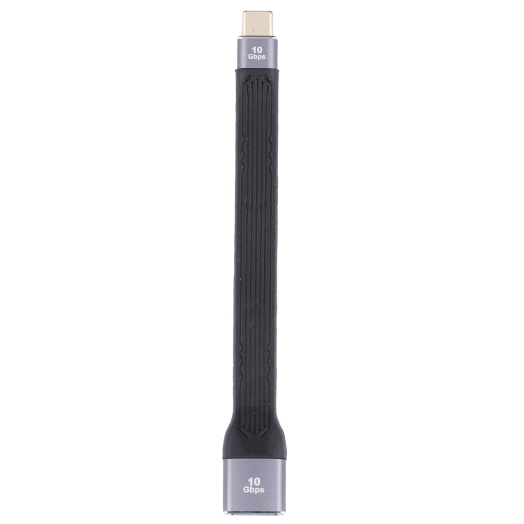 10Gbps USB-C / Tipo C / TYPE-C Macho a USB 3.0 Hembra Soft Flat Data Transmisión Cable de Carga Rápida