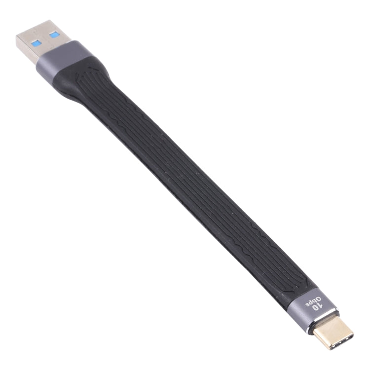 10GBPS USB-C / TYPE-C Macho a USB Macho Soft Flat Data Transmisión Cable de Carga Rápida