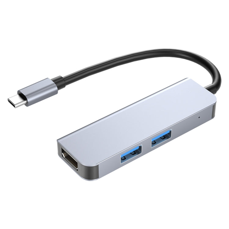 2011N 3 en 1 USB 3.0 x2 + HDMI Multifunción Type-C / USB-C HUB Docking Station