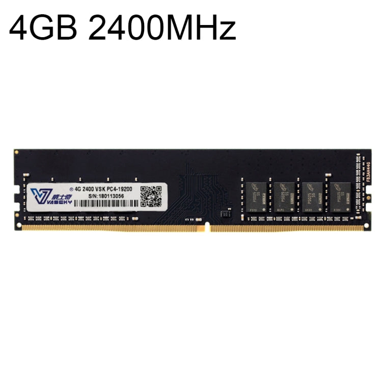 Vaseky 4GB 2400MHz PC4-19200 DDR4 PC Módulo de memoria RAM Para escritorio