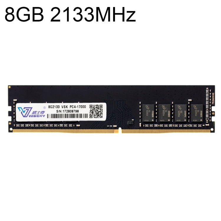 Vaseky 8GB 2133MHz PC4-17000 DDR4 PC Módulo de memoria RAM Para escritorio
