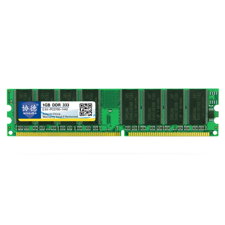 XIEDE X002 DDR 333MHz 1GB Módulo RAM de memoria de compatibilidad total general Para PC de escritorio