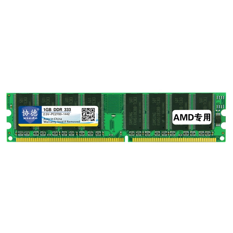 XIEDE X005 DDR 333 MHz 1 Go général AMD spécial bande mémoire RAM Module pour ordinateur de bureau