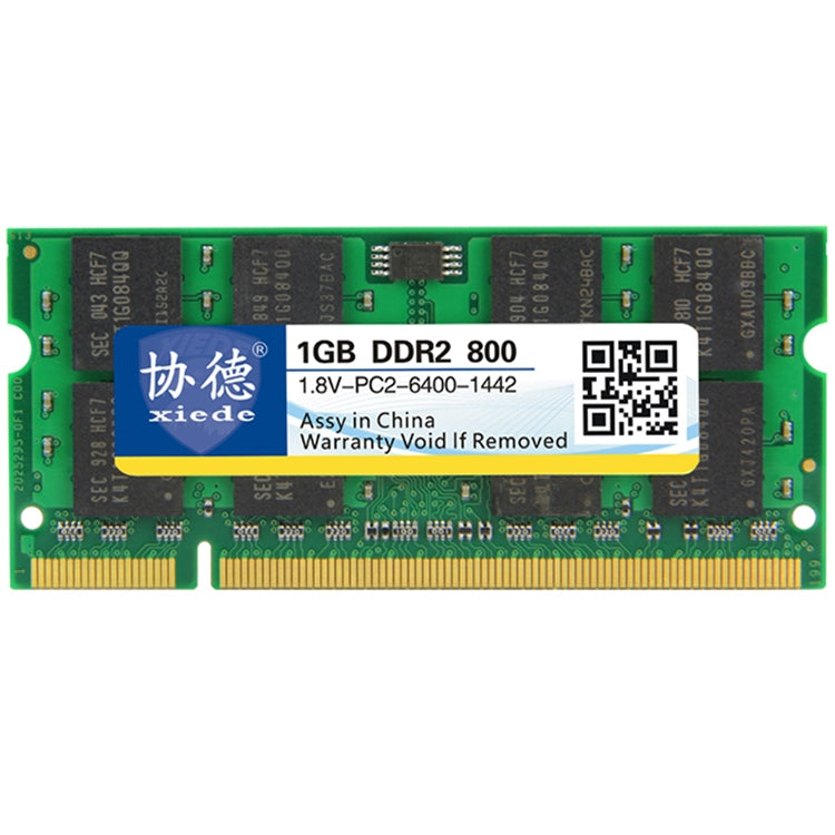 XIEDE X026 DDR2 800MHz 1GB Module de RAM de mémoire de compatibilité complète générale pour ordinateur portable
