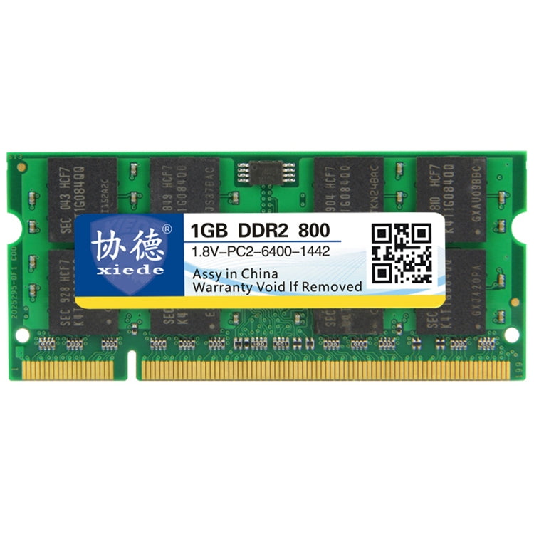 XIEDE X026 DDR2 800MHz 1GB Module de RAM de mémoire de compatibilité complète générale pour ordinateur portable