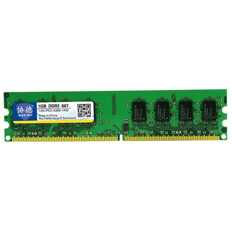 XIEDE X010 DDR2 667MHz 1GB Module de RAM de mémoire de compatibilité complète générale pour PC de bureau