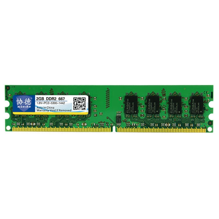 XIEDE X011 DDR2 667MHz 2GB Módulo RAM de memoria de compatibilidad total general Para PC de escritorio