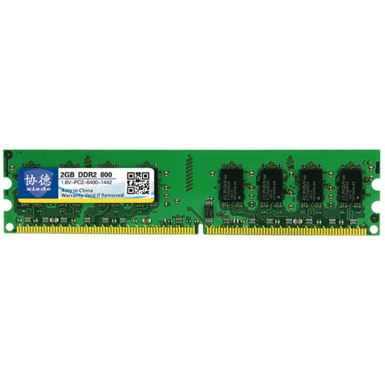 XIEDE X013 DDR2 800MHz 2GB Módulo RAM de memoria de compatibilidad total general Para PC de escritorio