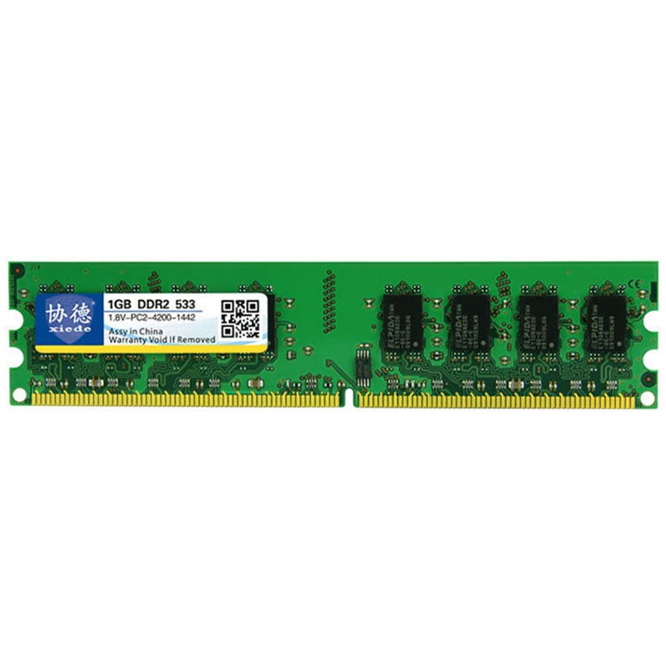 XIEDE X014 DDR2 533MHz 1GB Module de RAM de mémoire de compatibilité complète générale pour PC de bureau