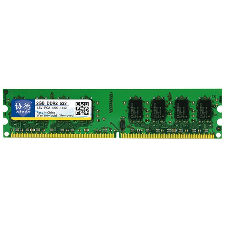 XIEDE X015 DDR2 533MHz 2GB Module de RAM de mémoire de compatibilité complète générale pour PC de bureau
