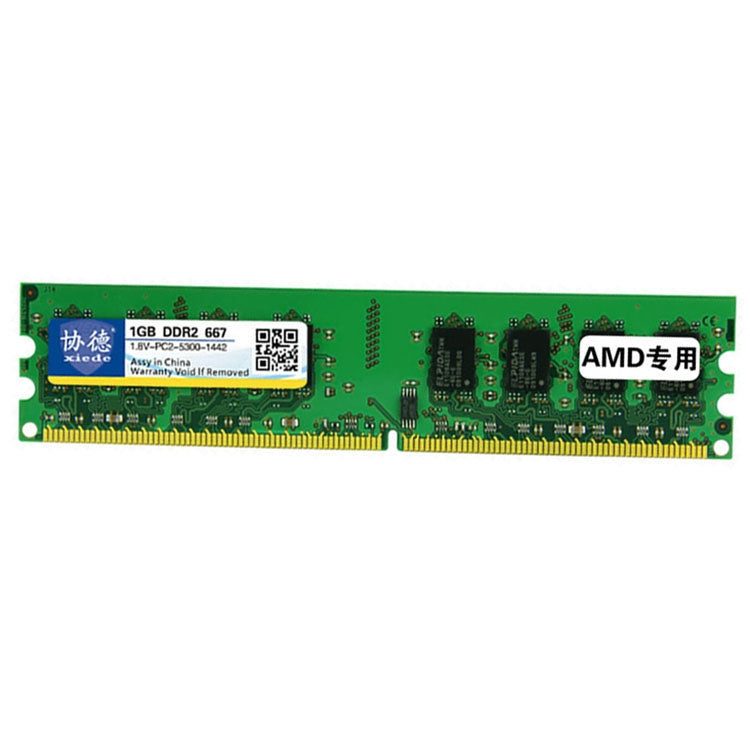 XIEDE X016 DDR2 667MHz 1GB General AMD Special Strip Memory RAM Module Para PC de escritorio