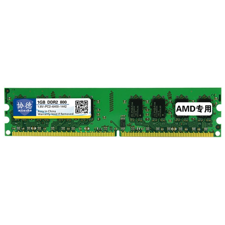 XIEDE X019 DDR2 800MHz 1GB General AMD Special Strip Memory RAM Module Para PC de escritorio
