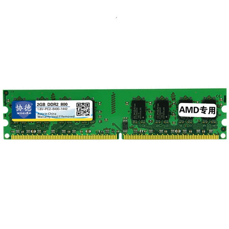 XIEDE X020 DDR2 800MHz 2GB General AMD Special Strip Memory RAM Module Para PC de escritorio
