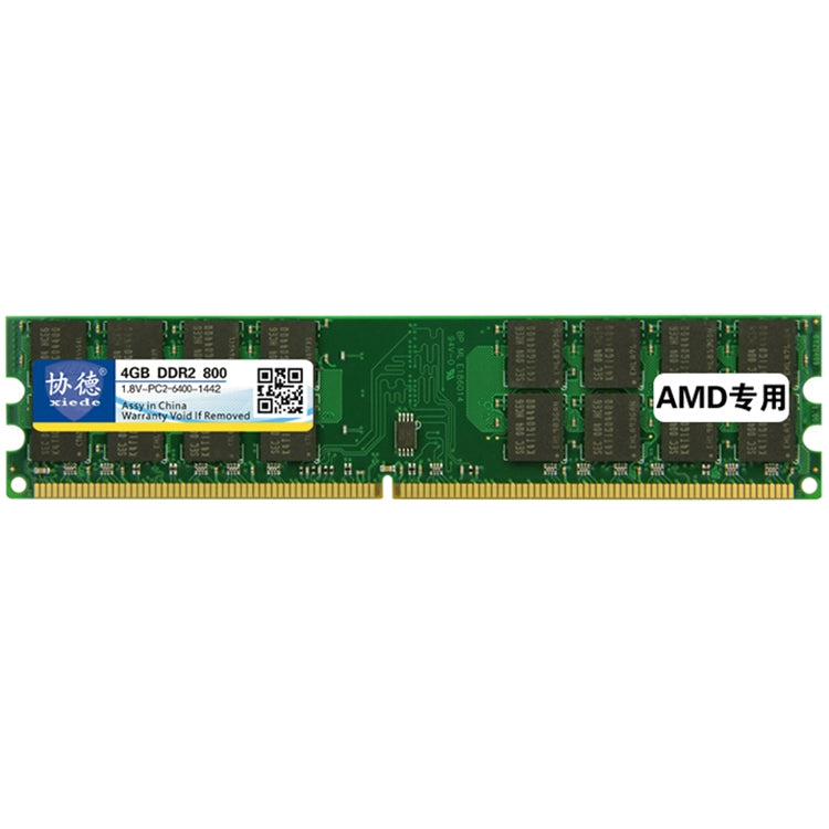 XIEDE X021 DDR2 800MHz 4GB Module RAM de mémoire de bande spécial AMD général pour PC de bureau
