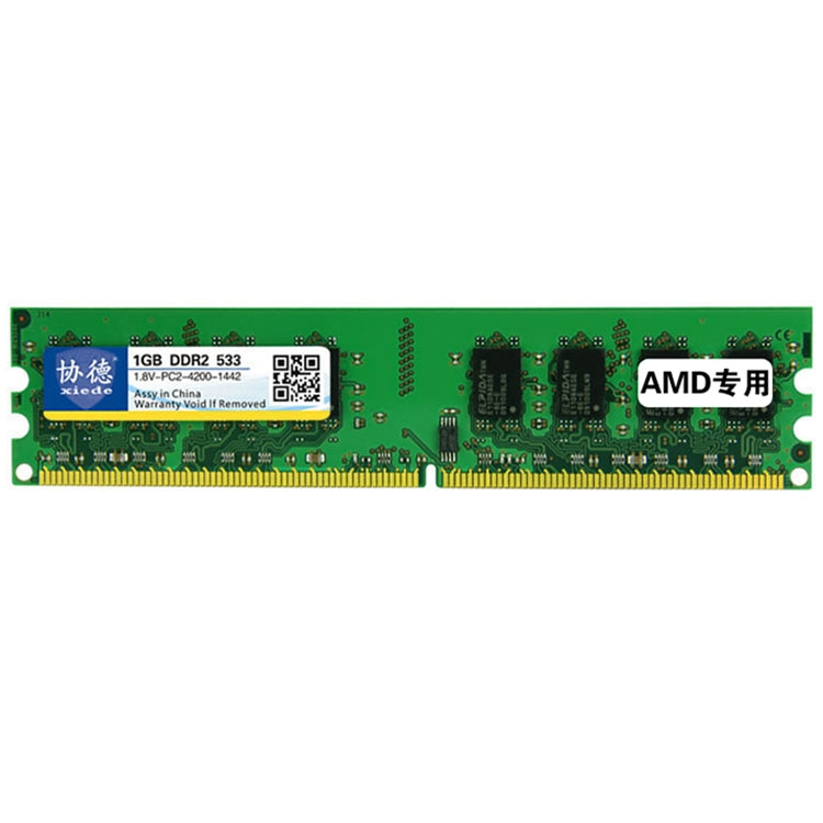 XIEDE X022 DDR2 533MHz 1GB General AMD Special Strip Memory RAM Module Para PC de escritorio