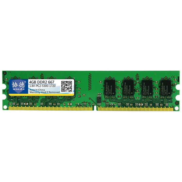 XIEDE X078 DDR2 667MHz 4GB Module de RAM de mémoire de compatibilité complète générale pour ordinateur portable