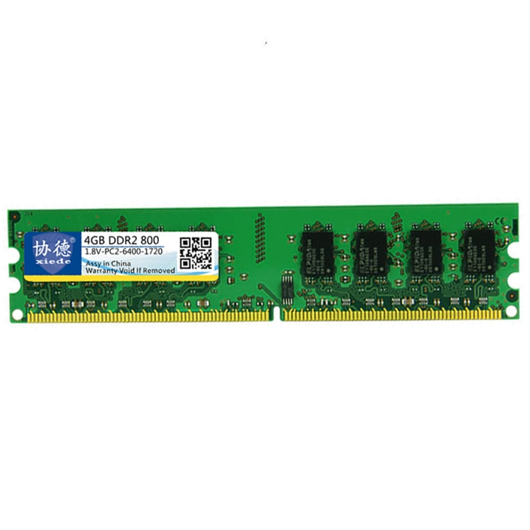 Xiede X079 DDR2 800MHz 4GB General Memoria de compatibilidad Completa Módulo de RAM Para PC de DESKTOP