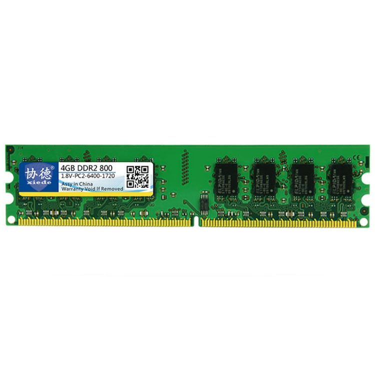 Xiede X079 DDR2 800MHz 4GB General Memoria de compatibilidad Completa Módulo de RAM Para PC de DESKTOP