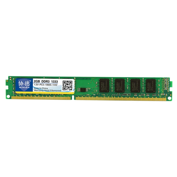 XIEDE X030 DDR3 1333MHz 2GB 1.5V Módulo RAM de memoria de compatibilidad total general Para PC de escritorio