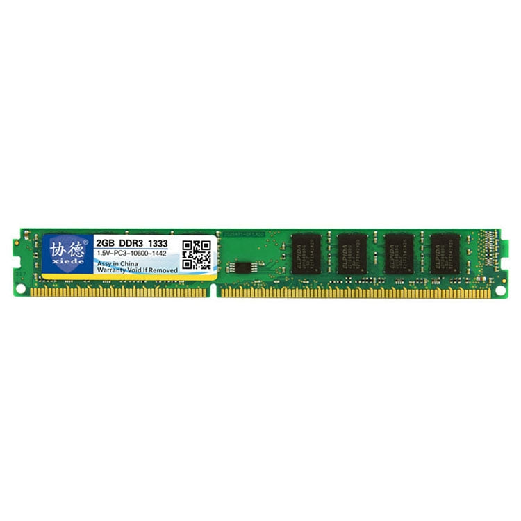 XIEDE X030 DDR3 1333MHz 2GB 1.5V Módulo RAM de memoria de compatibilidad total general Para PC de escritorio