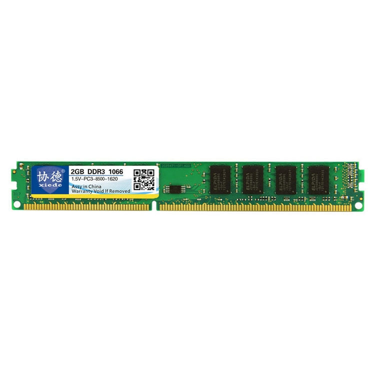 XIEDE X082 DDR3 1066MHz 2GB 1.5V General Full Compatibility Memory RAM Module For Desktop PC