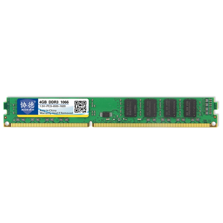 XIEDE X083 DDR3 1066MHz 4GB 1.5V Módulo RAM de memoria de compatibilidad total general Para PC de escritorio