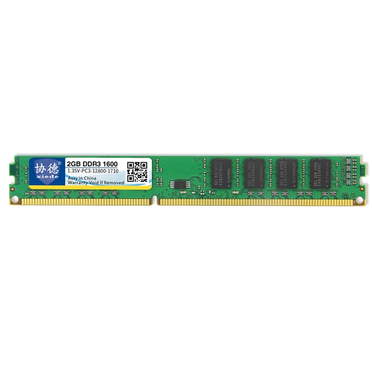 XIEDE X089 DDR3L 1600MHz 2GB 1.35V Módulo RAM de memoria de compatibilidad total general Para PC de escritorio