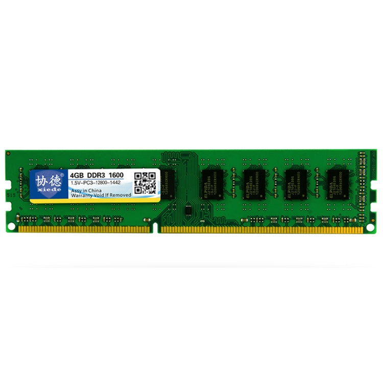 XIEDE X040 DDR3 1600MHz 4GB Module RAM de mémoire de bande spécial AMD général pour PC de bureau