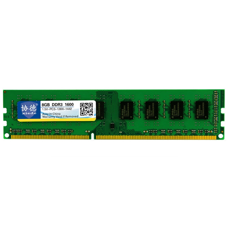 XIEDE X041 DDR3 1600MHz 8GB General AMD Special Strip Memory RAM Module Para PC de escritorio