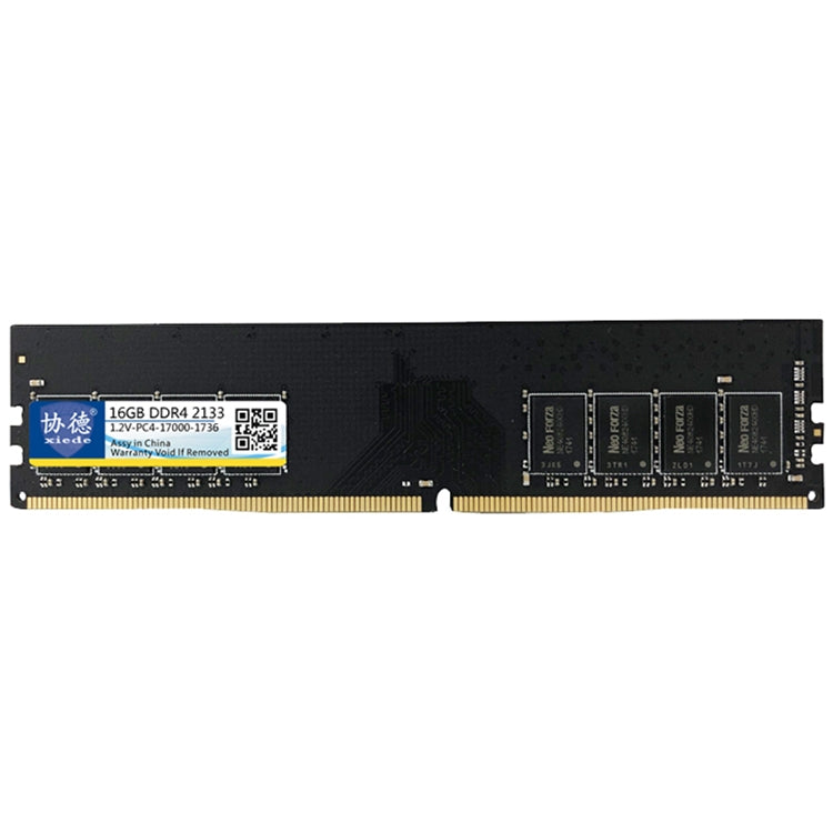 XIEDE X050 DDR4 2133MHz 16GB Module de RAM de mémoire de compatibilité complète générale pour PC de bureau