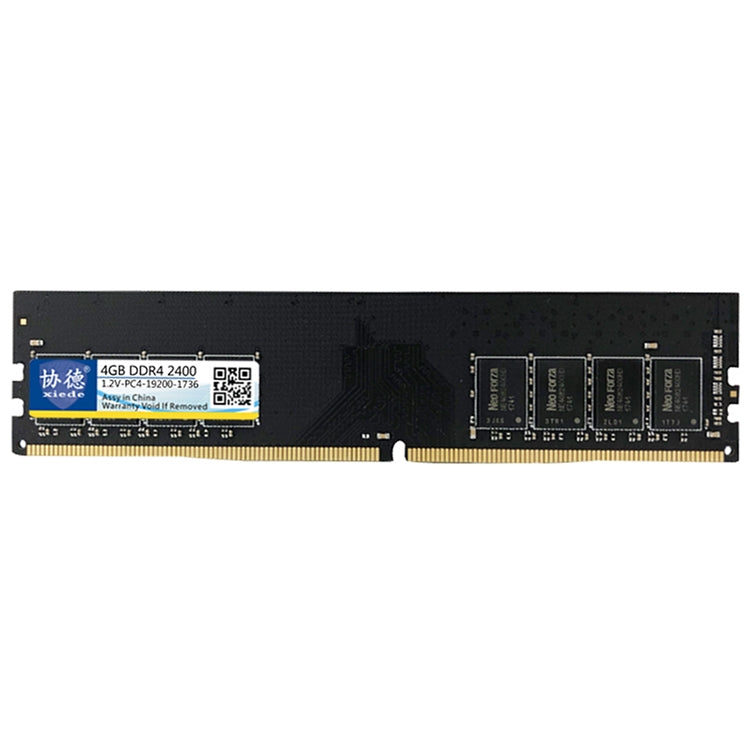 XIEDE X051 DDR4 2400MHz 4GB Module de RAM de mémoire de compatibilité totale générale pour PC de bureau