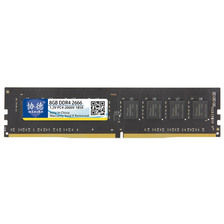 XIEDE X055 DDR4 2666MHz 8GB Módulo RAM de memoria de compatibilidad total general Para PC de escritorio