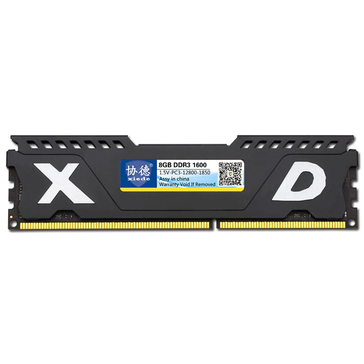 XIEDE X068 DDR3 1600MHz 8GB Vest Module de mémoire RAM entièrement compatible pour ordinateur de bureau