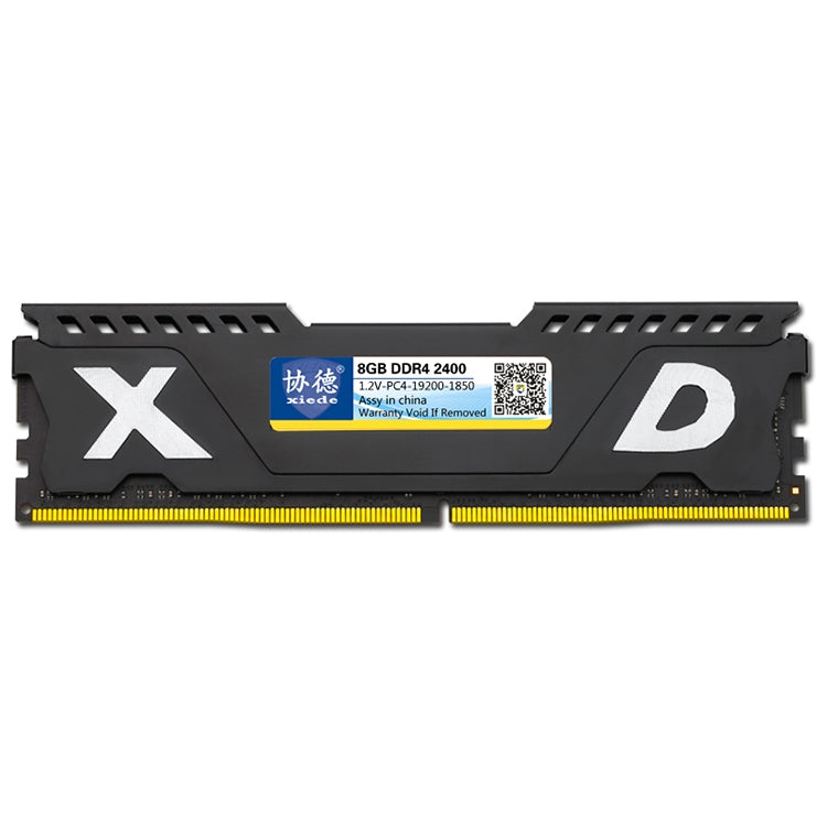 XIEDE X073 DDR4 2400MHz 8GB Vest Module de mémoire RAM entièrement compatible pour ordinateur de bureau