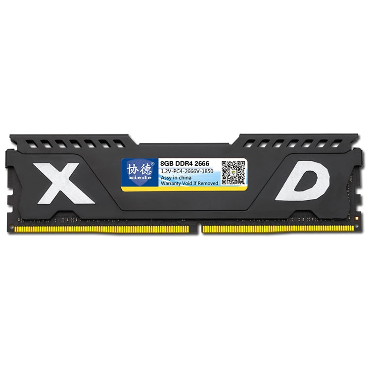 XIEDE X076 DDR4 2666MHz 8GB Chaleco Módulo de memoria RAM de compatibilidad total Para PC de escritorio