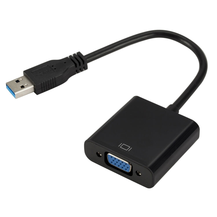 Cable convertidor de Tarjeta Gráfica externa USB3.0 a VGA resolución: 720P (Negro)