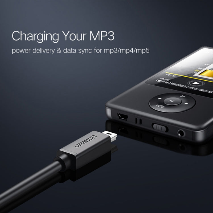 UVerde 50cm Mini USB a Conector USB Cable de Carga / datos rápidos Para MP3 MP4 DVR de coche Cámara PSP