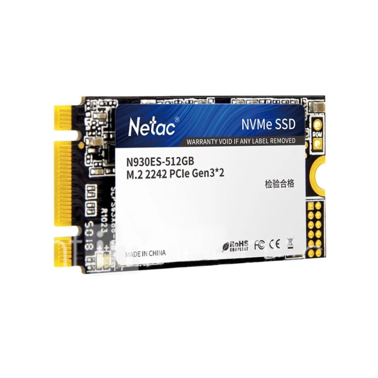 Disque SSD Netac N930ES M.2 2242 PCIe Gen3x2 512 Go