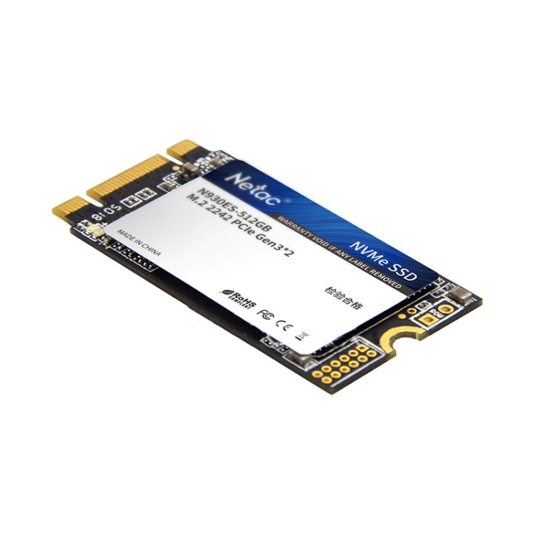 Unidad de estado sólido Netac N930ES M.2 2242 PCIe Gen3x2 de 512 GB