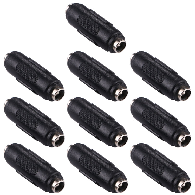 10 Pieces 5.5x2.1 mm Female to Female Adapter Connector