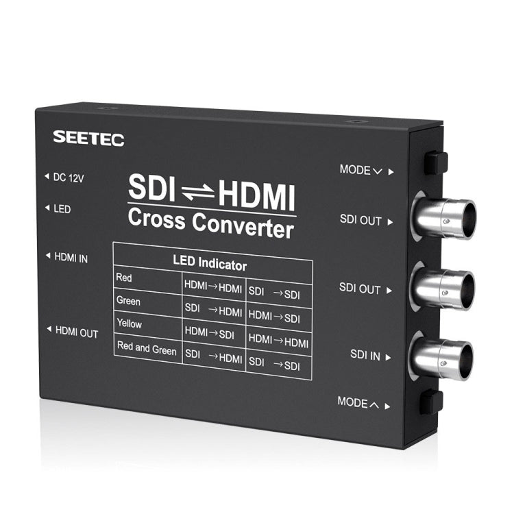 Convertisseur de traduction de signal bidirectionnel SEETEC 3 x SDI vers 2 x HDMI